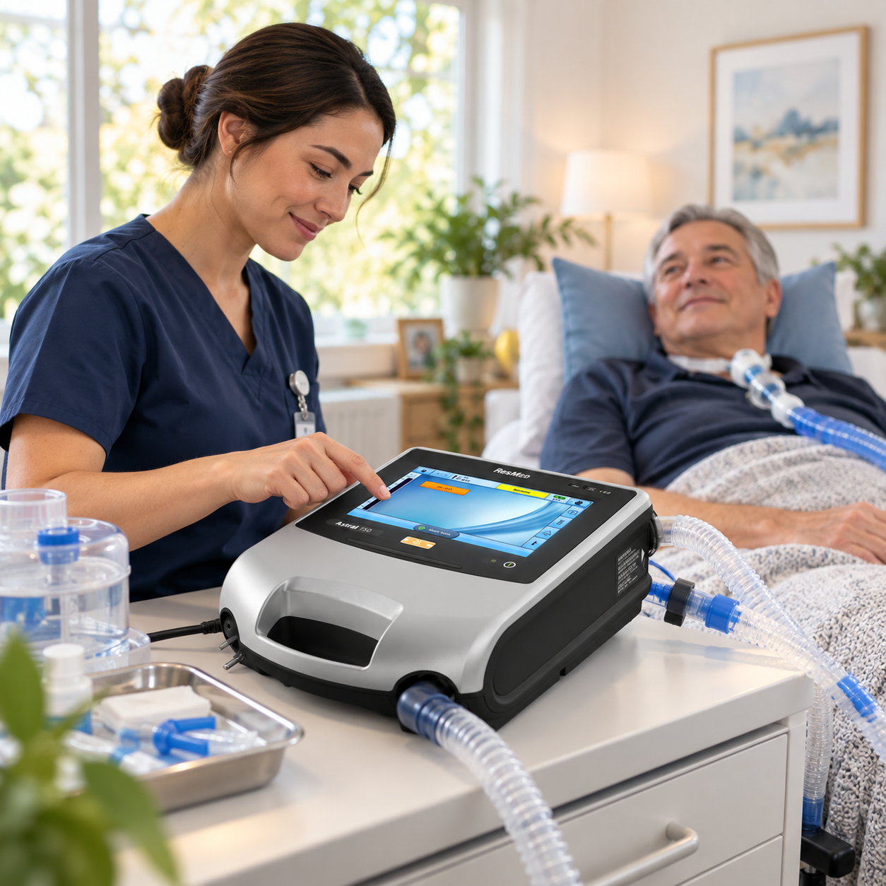 Non-invasive ventilation equipment